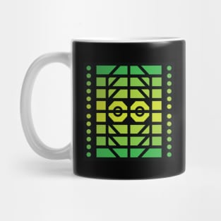 “Dimensional A.I.” - V.6 Green - (Geometric Art) (Dimensions) - Doc Labs Mug